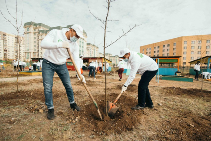 ASTANA MOTORS GIFTED 1700 TREES FOR THE CAPITAL.